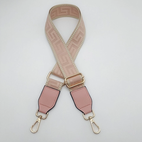 Tracolla Larga Regolabile per Borsa Tessuto Jacquard Pelle PU Cinturino di Ricambio per Borse a Tracolla Accessori per Borse