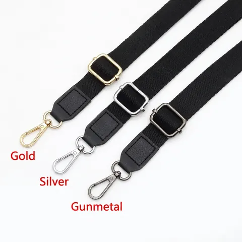 Adjustable Replacement Shoulder Strap For Crossbody Bags Thickened Polyester Weaving Bag Strap With Metal Hook For Women