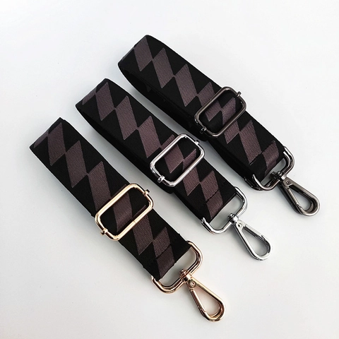 Tracolla Larga Regolabile per Borsa Motivo Geometrico Etnico Cinghia di Ricambio per Borsa a Tracolla da Donna Con Fibbie