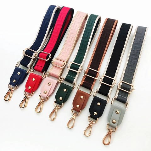 Correa de Bolso Ancha Ajustable Tejida en Jacquard de Repuesto para Bolsos de Hombro Bandolera Poliéster Estilo Étnico