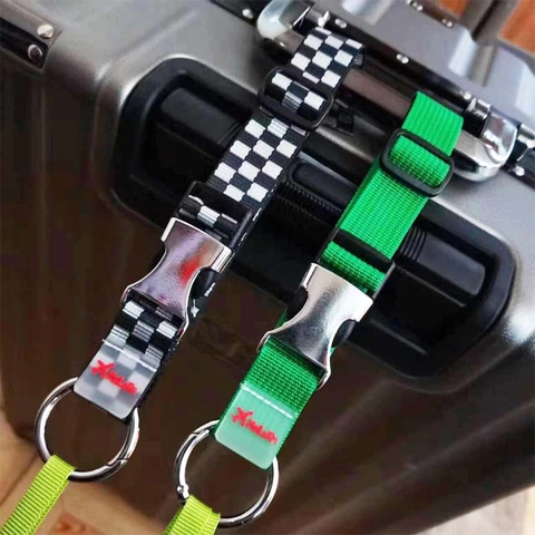 Cinghia per Bagagli in Nylon Regolabile per Valigia Zaino Fibbia Gancio in Metallo Connettore Accessori per Borse da Viaggio