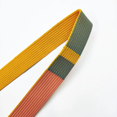Tracolla per Borsa in Nylon Regolabile Larga Colorblock Tracolla di Ricambio Con Fibbia in Metallo per Borse a Tracolla