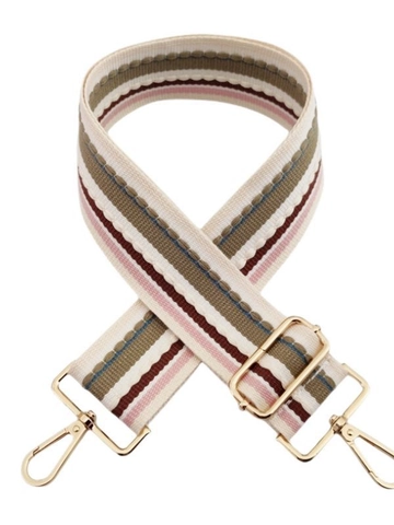 Tracolla Regolabile Larga Jacquard a Righe Sostituzione Cintura Intrecciata Colorata Per Borse a Tracolla Accessori