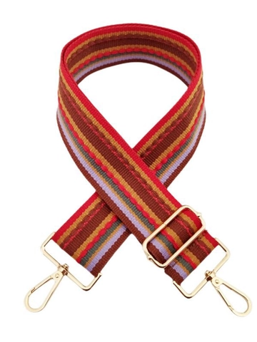 Tracolla Regolabile Larga Jacquard a Righe Sostituzione Cintura Intrecciata Colorata Per Borse a Tracolla Accessori