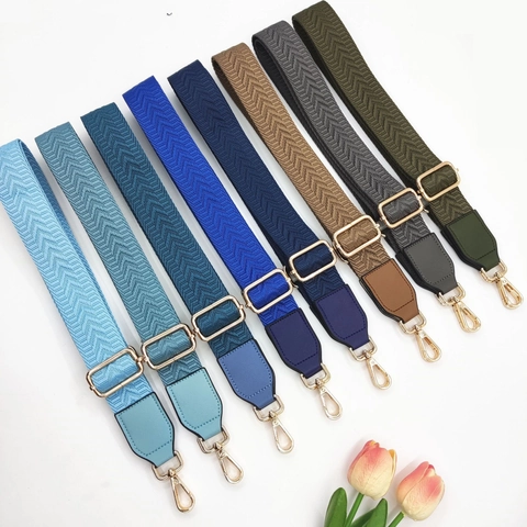 Verstellbarer Breiter Taschenriemen Ersatz Schultergurt Mit Chevron Jacquard Webmuster Für Handtaschen Umhängetaschen Damen