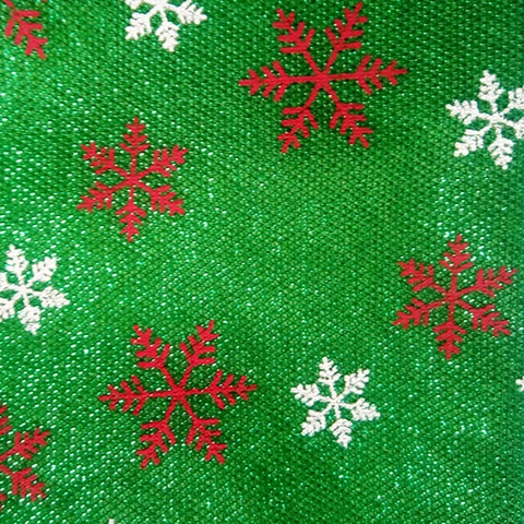 Groene Kerstmuts Met Sneeuwvlokprint Witte Kunstbont Trim Pailletten Stof Vakantie Feestmuts Voor Volwassenen Kinderen Cadeau