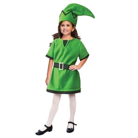 Disfraz de Mono de Peluche de Elfo para Niños para Actuación de Navidad Traje de Cosplay de Animal Conejo de Dibujos Animados Ropa de Actuación Infantil
