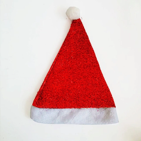 Christmas Hats For Kids Adults Santa Claus Snowman Reindeer Patterns PET Polyester Festive Decoration Holiday Plush Hats