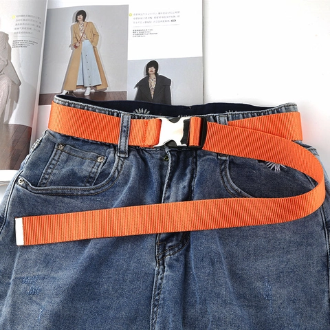 Cintura Tattica Unisex in Nylon Con Fibbia in Plastica Tinta Unita Casual Outdoor Workwear Cinturino Regolabile Accessorio