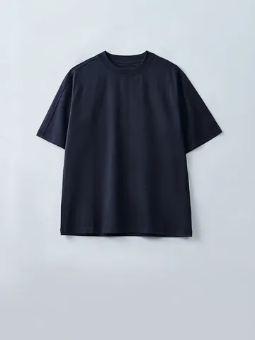 Men Casual Solid Color T-Shirt Cotton Blend Breathable Loose Fit Round Neck Short Sleeve Drop Shoulder Applique Tee Top