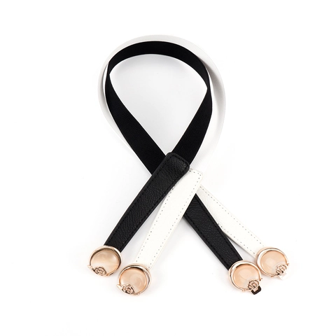 Elegant Elastic Women Thin Waist Belt PU Leather Alloy Rose Buckle Skinny Waistband For Dress Party Lady Fashion Accessory