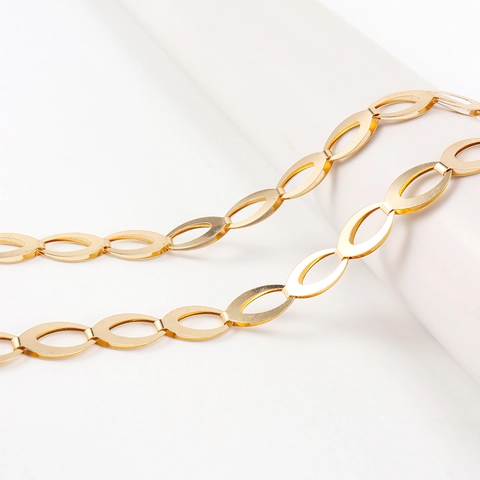 Catena in Vita da Donna in Lega d'Oro a Doppio Strato Con Pendenti a Lettera KARL e Torre Eiffel Cintura Gioielli Regolabile per Abiti