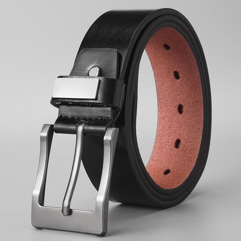 Heren Retro PU Leren Riem Met Legering Gespsluiting Casual Zakelijk Vintage Tailleband Voor Jeugd Heren Mode Accessoires
