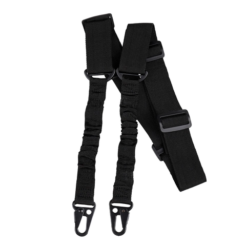 Cinghia Tattica a Due Punti Regolabile in Nylon Con Ganci in Metallo Resistente Multifunzionale Outdoor Trekking Arrampicata Per Uomo Donna
