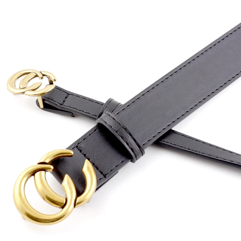 Mode Retro Gürtel Mit Ineinandergreifender Schnalle Für Damen Herren PU Leder Taillengürtel Goldene Buchstabenschnalle