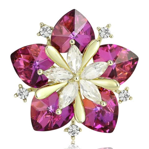 Luxus Kristallglas Sonnenblume Brosche Für Damen Herren Elegant Legierung Strass Blumen Anstecknadel Hochzeit Party Kleidung Schmuck