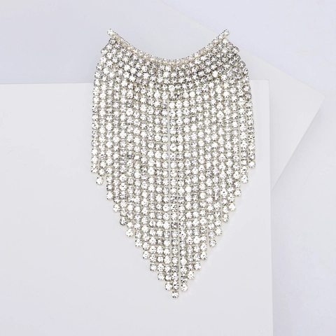 Lussuosa Spilla a Nappa con Strass in Lega per Donna Spilla da Bavero Geometrica Incastonata alla Moda di Alta Qualità Gioielli per Banchetti di Nozze Regalo