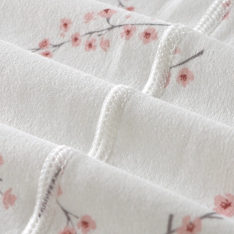 Barboteuse Florale en Coton pour Bébé Fille Classe A Combinaison à Manches Longues Avec Dentelle et Fleur 3D pour Automne
