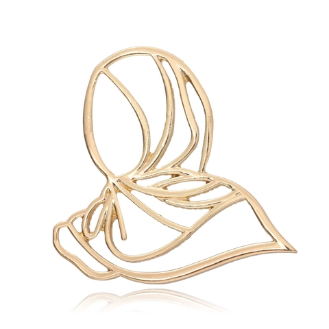 Spilla in Lega Cava Ritratto Farfalla Minimalista Moda Galvanizzato Strass Intarsiato Spilla per Donna Gioielli Accessori