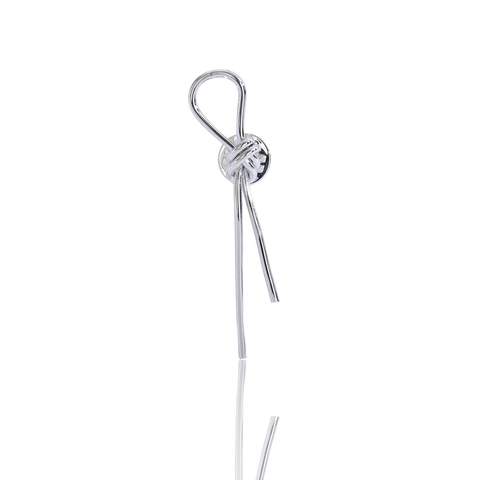 Minimalist Alloy Rhinestone Knot Brooch For Women Shiny Electroplated Metal Knot Lapel Pin Suit Sweater Fashion Jewelry Accessory