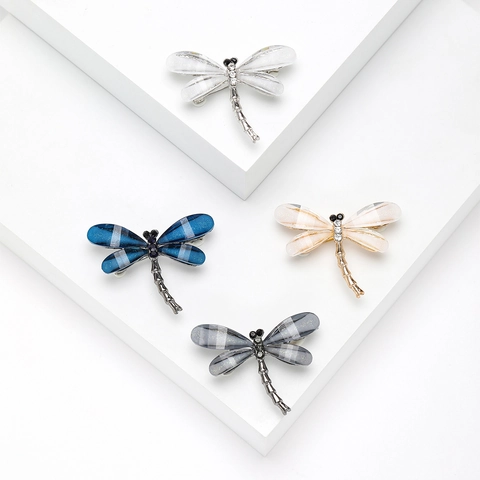 Kreative Libelle Brosche Legierung Mit Strass Eingelegt Insekt Pin Mode Kleidung Zubehör Für Damen Schmuck Geschenk