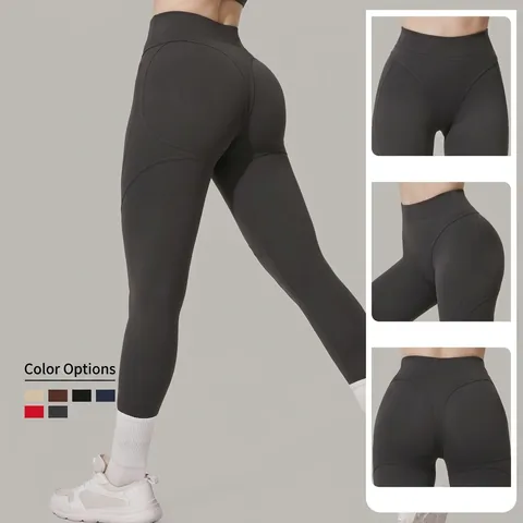 Pantaloni da Yoga da Donna a Vita Alta con Sollevamento Glutei Leggings Fitness per Controllo Pancia Pantaloni Sportivi Palestra
