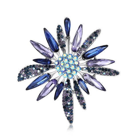 Spilla a Girasole in Lega Vintage con Strass Elegante Spilla a Fiore per Donna Abbigliamento Quotidiano Vestito Accessorio Gioielli