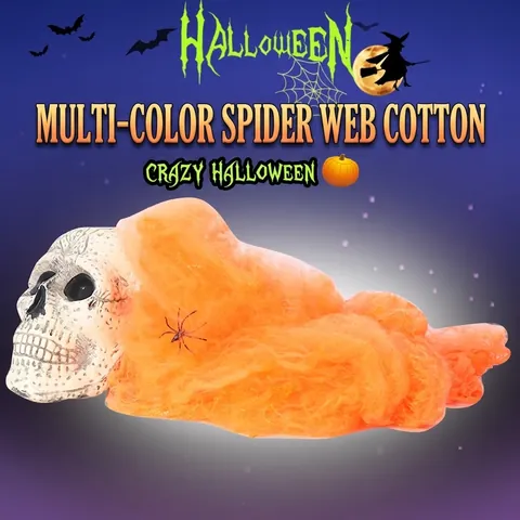 Διακόσμηση Ιστού Αράχνης Halloween Με Πλαστικές Αράχνες Τεχνητός Επεκτάσιμος Ιστός Αράχνης Από Συνθετικές Ίνες