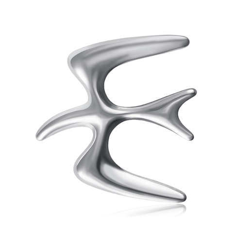 Minimalist Stainless Steel Swallow Bird Brooch Personalized Gold Silver Pin For Women Elegant Animal Suit Corsage Jewelry