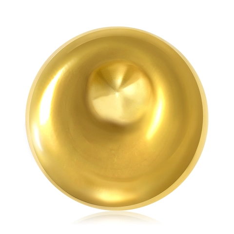 Minimalist Stainless Steel Large Round Whirlpool Brooch Gold Silver Color Exaggerated Geometric Lapel Pin For Women Fashion Jewelry