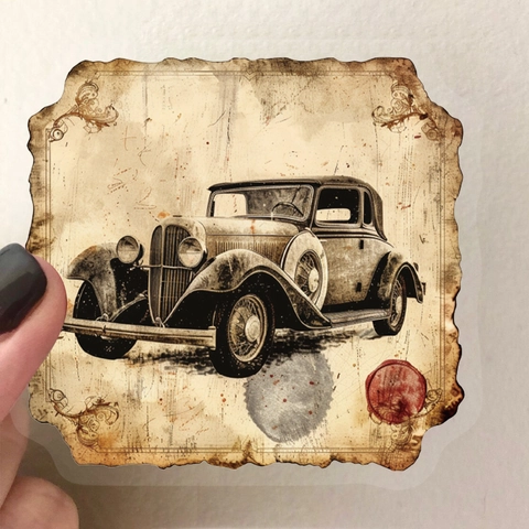 Adesivi in PET Impermeabili Retro Vintage Per Scrapbooking Journaling Fai da Te Artigianato Agende Diario Estetica Antica