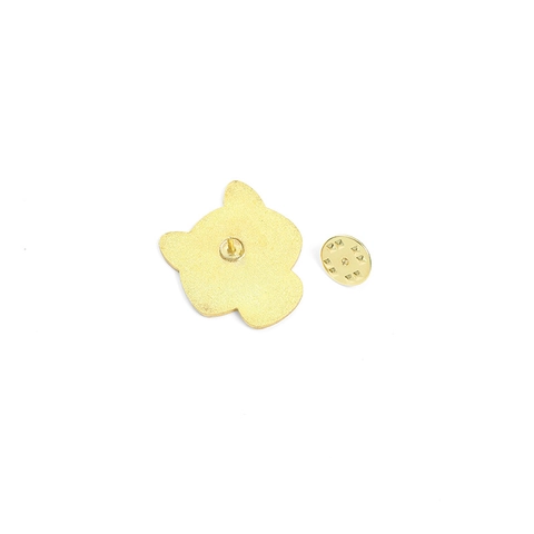 Simpatica Spilla in Smalto a Forma di Gatto Fungo Cartone Animato Rosso Bianco Pois Lega Spilla da Risvolto per Zaino Giacca