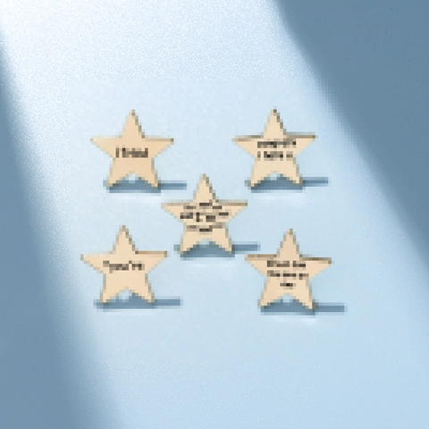 Funny Five-Point Star Alloy Brooch With Sarcastic English Phrases Gold Electroplated Enamel Pin For Clothing Backpack Unisex Jewelry