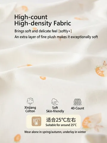 Soft Cotton Long Sleeve Baby Romper Cartoon Print Newborn Jumpsuit Infants Footed Pajamas Comfortable Home Wear For Boys Girls