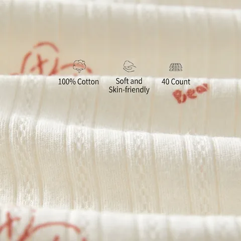 Pagliaccetto per Neonato in Puro Cotone Stile Kimono con Stampa Cartone Animato Orso Coniglio Tuta a Maniche Lunghe Autunno