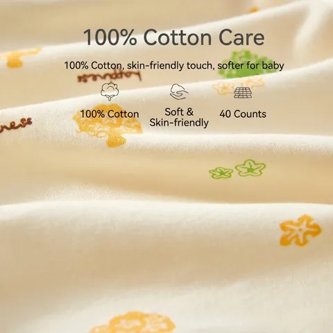 Infant Cotton Long Sleeve Lounge Set Breathable Bone-Free Pajamas For Newborn Toddler Boys Girls Soft Daily Sleepwear