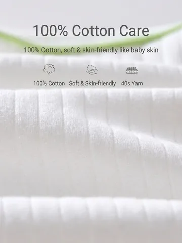 Barboteuse en Coton à Côtes pour Nouveau-né Style Kimono Combinaison Manches Longues Respirante Douce Pyjama avec Broderie Lapin