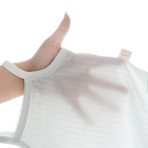 Neugeborene Baby Ärmelloser Baumwoll Body Sommer Dünner Atmungsaktiver Mesh Dreiecks Romper Für Säuglinge Jungen Mädchen Komfortabler Overall