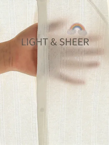 Pagliaccetto Estivo per Neonati a Maniche Lunghe in Cotone Sottile Traspirante Ricamo Arcobaleno Tuta Senza Cuciture per Neonati