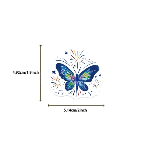 Adesivi Animali Cielo Stellato Acquerello Impermeabile DIY Decalcomanie Decorative Per Laptop Tablet Manuale Diario Cancelleria Decorazione