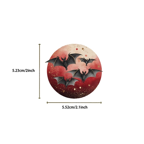 Adesivi PET Halloween Magico Acquerello Impermeabili Gotico Retrò Fantasma Zucca Teschio Decalcomanie Decorative per Laptop