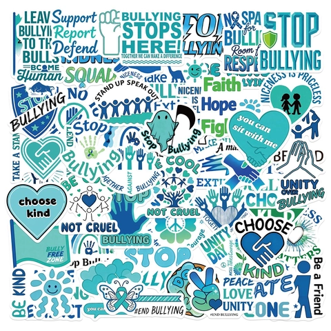 Anti-Bullying Stickers For Kids Teens Kindness Matters Waterproof PVC Decals For Water Bottle Laptop Journaling Decor