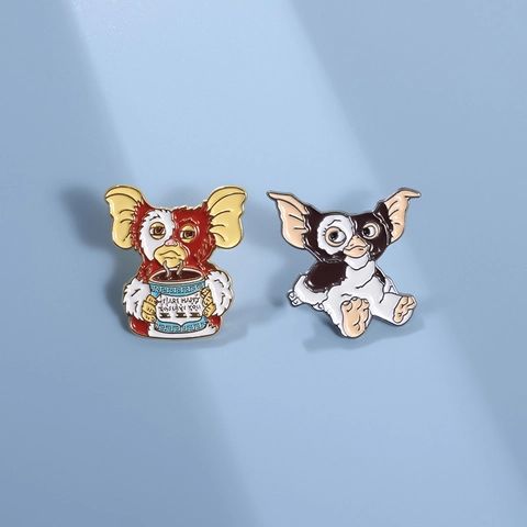 Süße Cartoon Monster Emaille Pins Lustige Tier Emaille Abzeichen Zinklegierung Film Inspirierte Brosche Für Rucksack Kleidung Zubehör