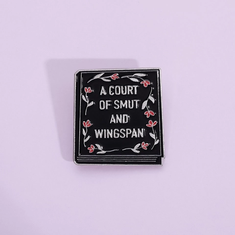 Anstecknadel In Buchform Emaille Legierung Blumenmuster Brosche Für Kleidung Taschen Revers Abzeichen Schmuck Geschenk Für Leser