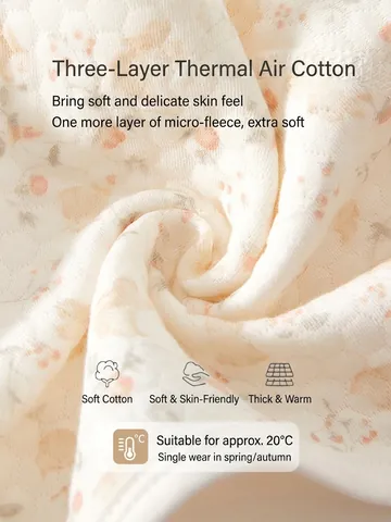 Neugeborene Baby Gesteppte Kimono Top Warme Baumwolle Mönch Hemd Blumen Tier Druck Langarm Herbst Winter Kleidung