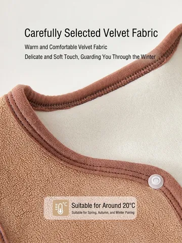 Infant Baby Polar Fleece Vest Winter Warm Sleeveless Jacket With Bunny Ear Patch Button Down Waistcoat For Toddler Girls Boys