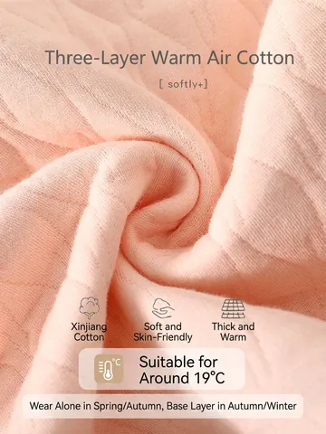 Set Pagliaccetto Invernale Trapuntato per Neonati Simpatico Cane Cartone Animato Tuta Imbottita in Cotone Caldo Bodysuit a Manica Lunga
