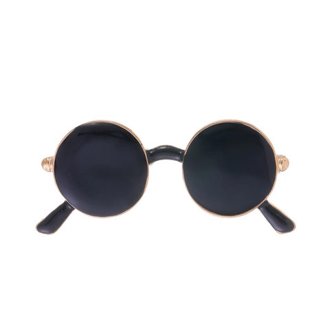 Spilla a Forma di Occhiali da Sole Retrò Lega di Zinco Smalto Cornice Rotonda Occhiali da Sole Spilla per Donna Uomo Abbigliamento Borsa Accessori