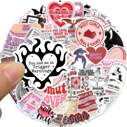 Adesivi di Lettura Bookish Impermeabili PVC Opaco Decalcomanie in Vinile per Cover Telefono Scrapbooking Decor Regalo