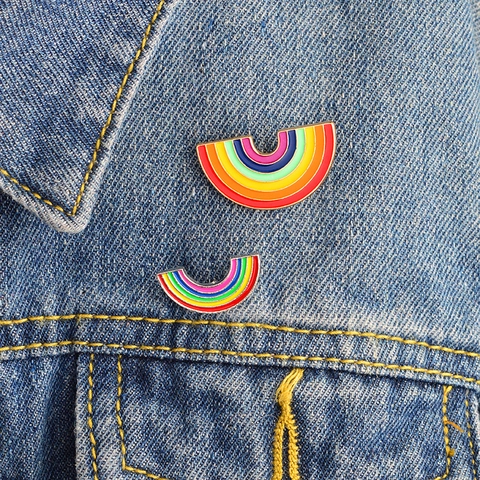Spilla Creativa Arcobaleno in Smalto Carina Spilla Nuvola Distintivi Risvolto Lega Multicolore per Zaino Giacca Accessori Donna Bambini Gioielli